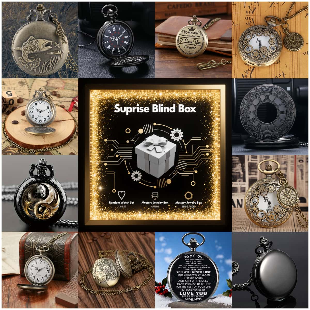 Fashion Women Watch - 1 szt. Niespodzianka - Tajemniczy Zegarek