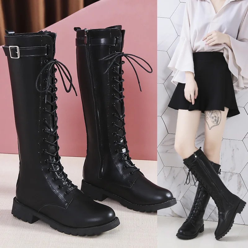 Women'S Fashion Trends 2025 - Zimowe Nowe Okrągłe Palce Grube Podeszwy