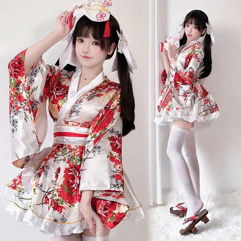 Women'S Fashion Kimono - Japoński modyfikowany strój kimono dla kobiet,