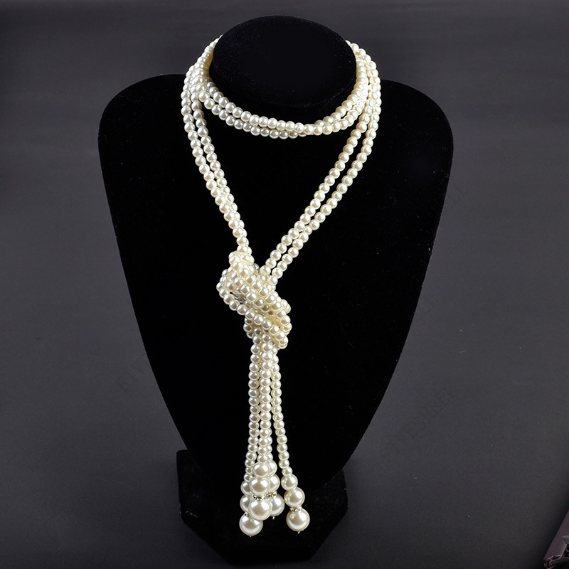 Women'S Fashion In The 1920S - Naszyjnik z pereł 1920s Moda Sztuczne