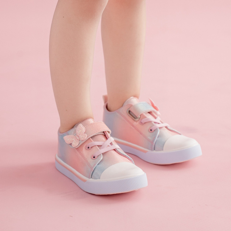 Women'S Fashion Velcro Sneakers - Modne buty dziecięce 2026, cekinowe sneakersy