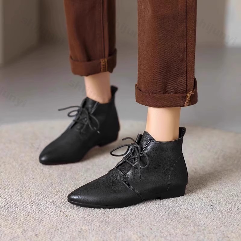 Women'S Fashion Trends 2025 - Damskie Botki 2025 Skórzane Nowe Trendy