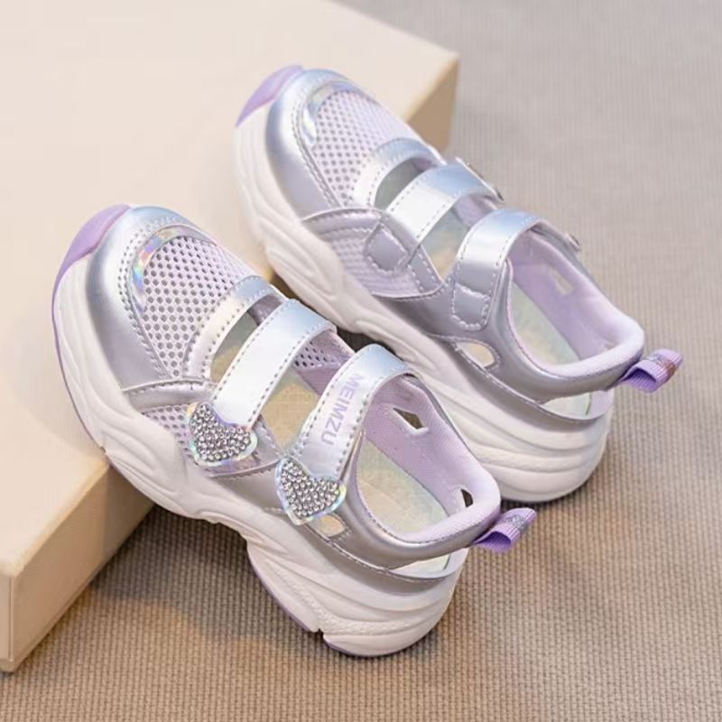 Women'S Fashion Velcro Sneakers - Letnie Nowe Dziewczęce Siateczkowe Przewiewne Trampki