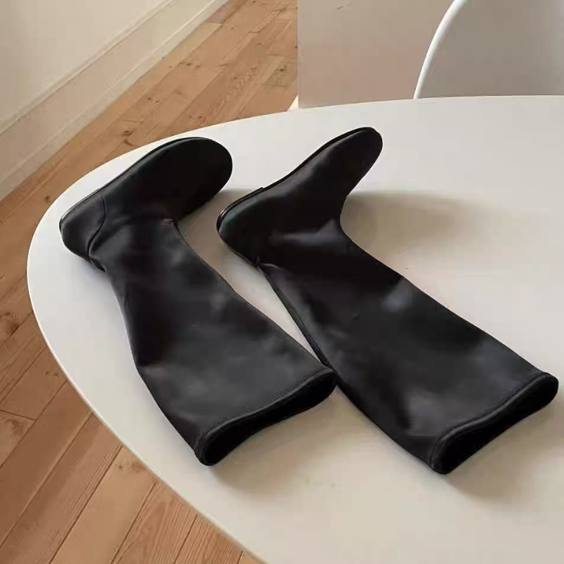 Women'S Fashion Boots 2025 - Nowe damskie wysokie botki na płaskiej