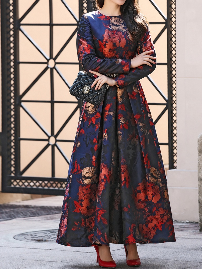 Maxi Dress Boho - DEVCHATA Sukienka maxi w stylu vintage