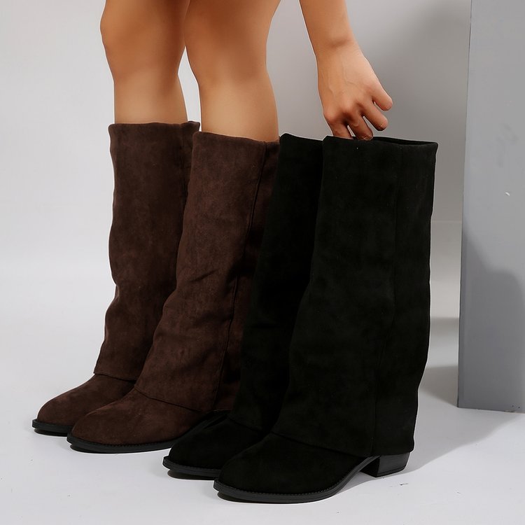 Women'S Fashion Boots 2025 - Damskie kozaki do kolan Jesienne modne