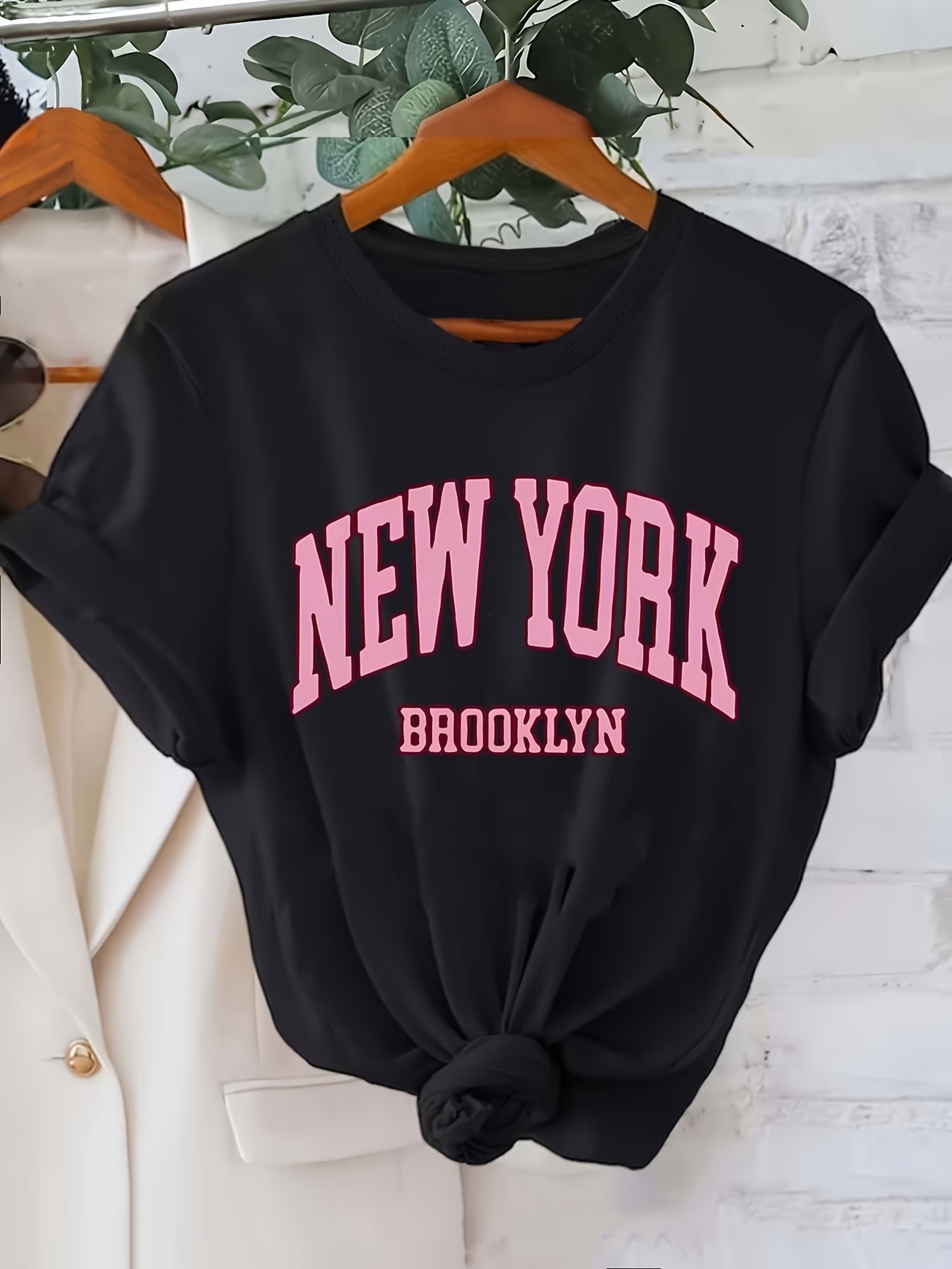 Women'S Fashion York - Modna koszulka T-shirt z nadrukiem New