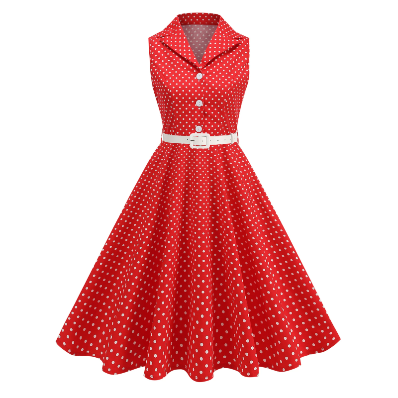 Women'S Fashion In The 1950S - Sukienka letnia bez rękawów w stylu
