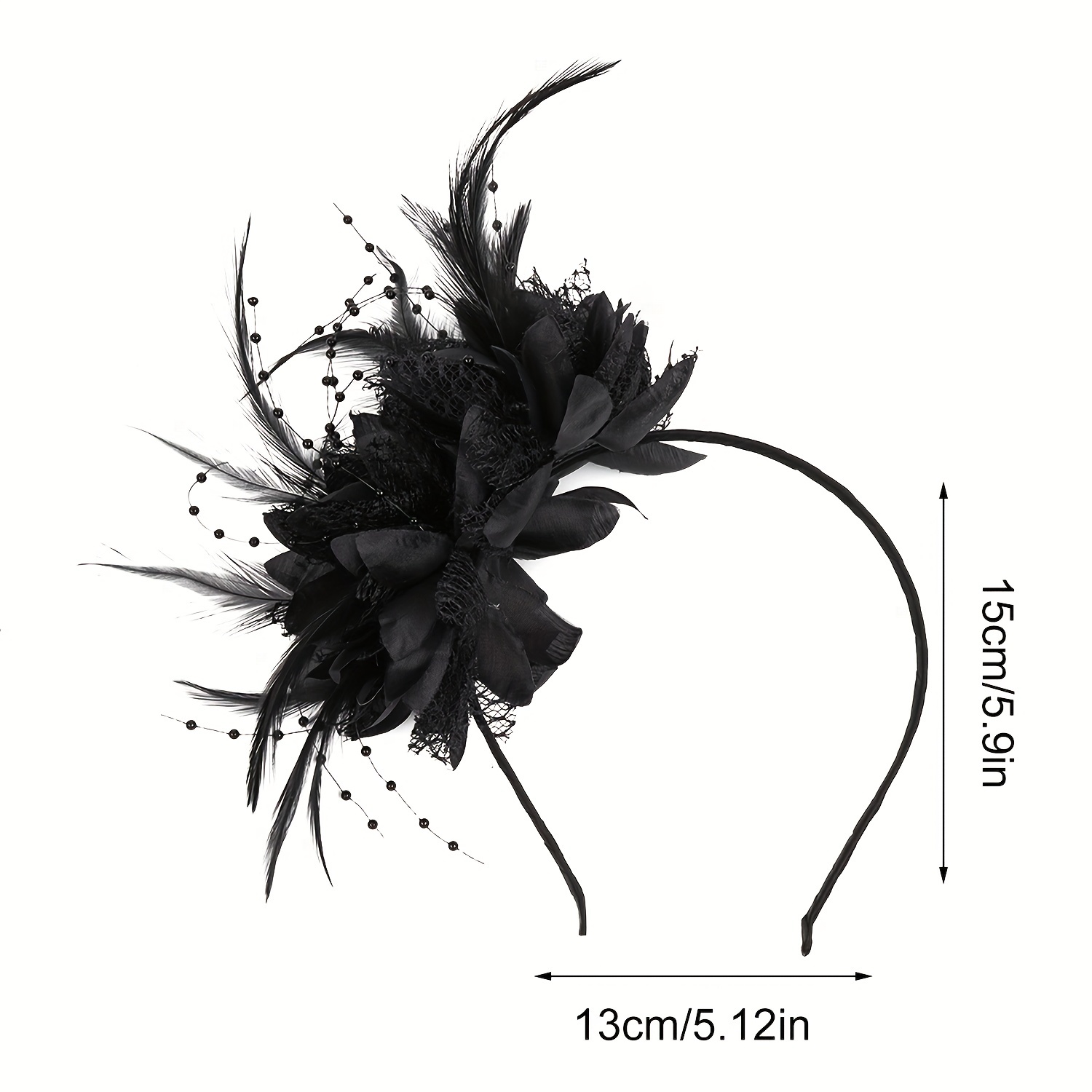 Women'S Fashion Kentucky Derby - 1 szt. Kapelusze z fascynatorem dla