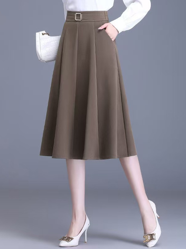 Damska spódnica midi plus size – A-Line Skirt Midi recenzja i cena