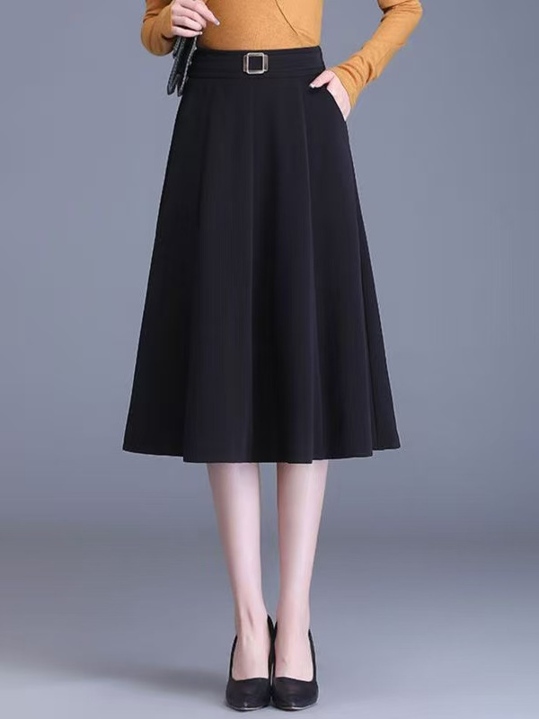 Damska spódnica midi plus size – A-Line Skirt Midi recenzja i cena