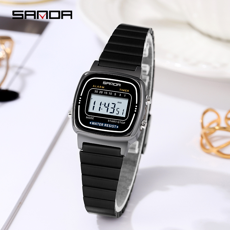 SANDA 6053 elektroniczny zegar – Women Fashion Zone recenzja i cena