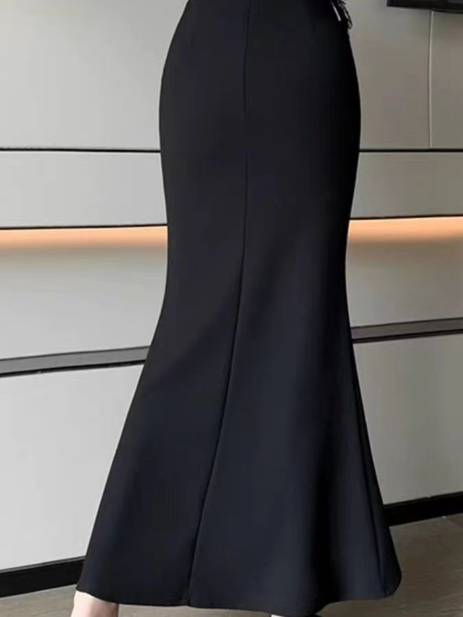 Modna koreańska spódnica w jed – A-Line Skirt Midi recenzja i cena