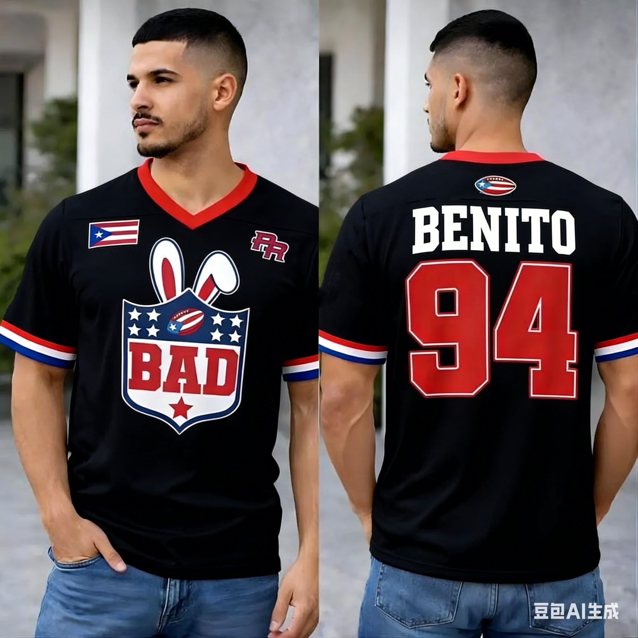 Koszulka Puerto Rico Oversized – Women'S Fashion Rugby Shirt recenzja i cena
