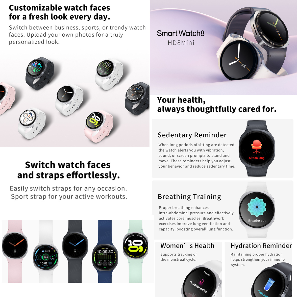 Nowe smartwatche 2026 8 Mini G – Women Fashion Zone recenzja i cena