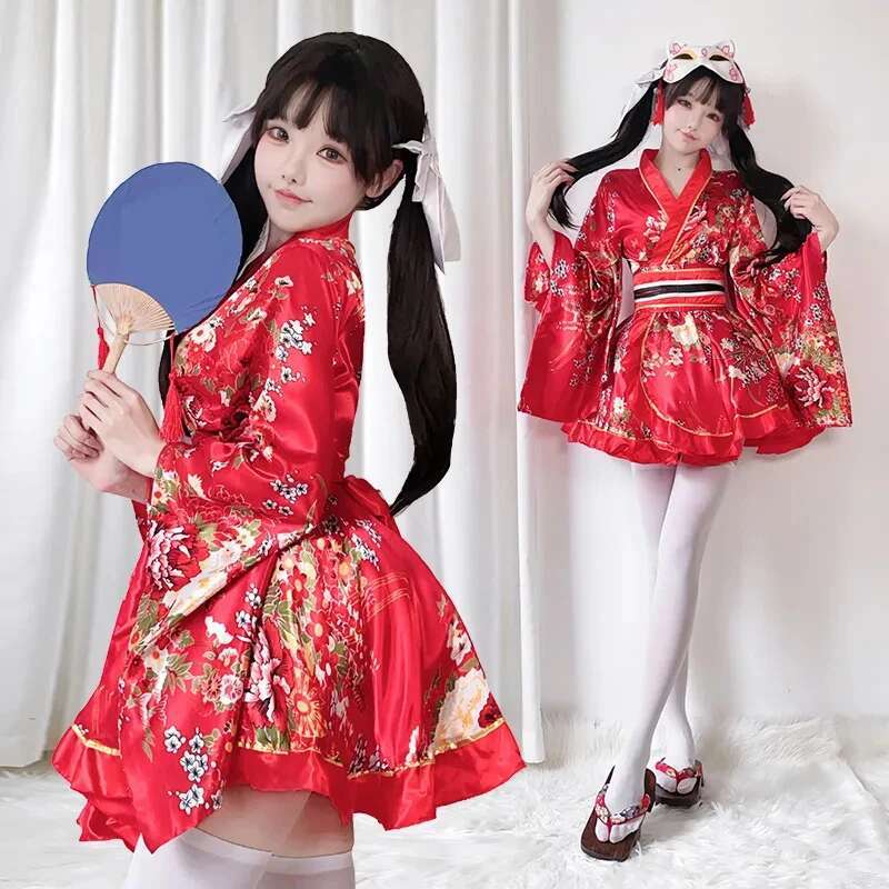 Japoński modyfikowany strój ki – Women'S Fashion Kimono recenzja i cena