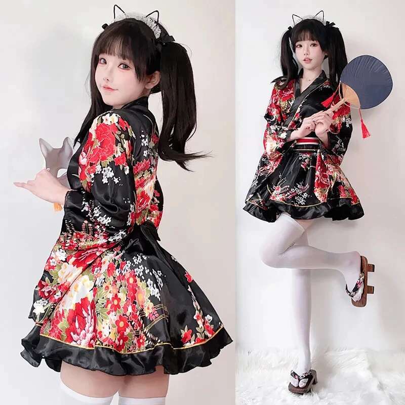 Japoński modyfikowany strój ki – Women'S Fashion Kimono recenzja i cena