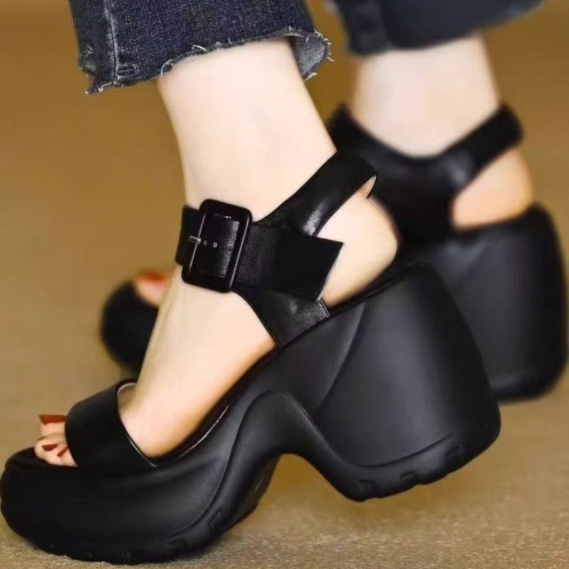 Sandały na koturnie damskie le – Women'S Fashion Petite recenzja i cena