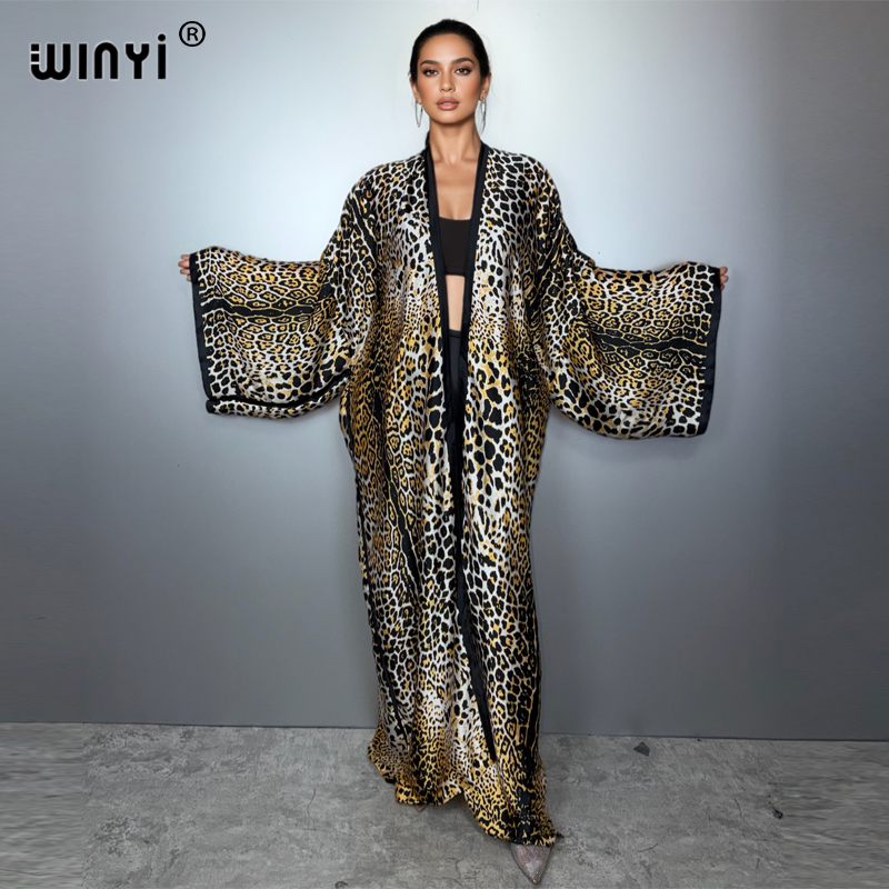 Kimono WINYI w panterkę, kafta – Women'S Fashion Kimono recenzja i cena