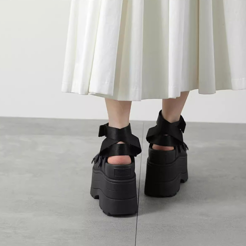 Damskie letnie sandały na wyso – Women'S Fashion Velcro Sneakers recenzja i cena