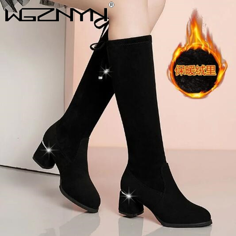 Kobiety Jesień Zima Czarne but – Women'S Fashion Boots 2025 recenzja i cena