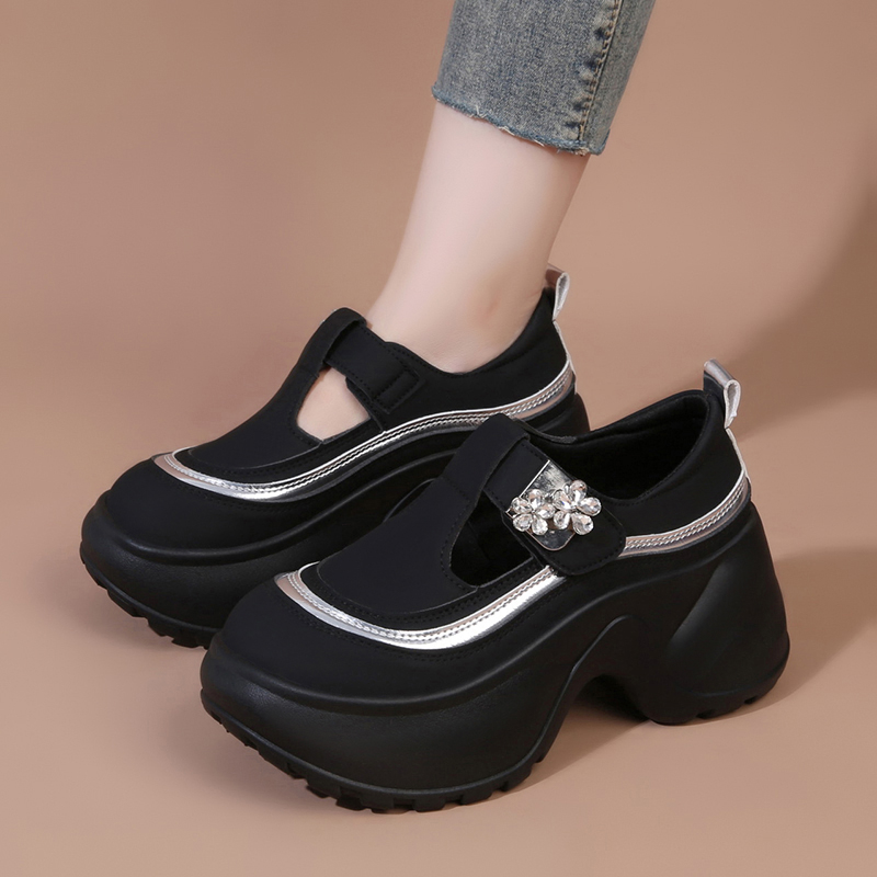 Modne brokatowe buty codzienne – Women'S Fashion Velcro Sneakers recenzja i cena
