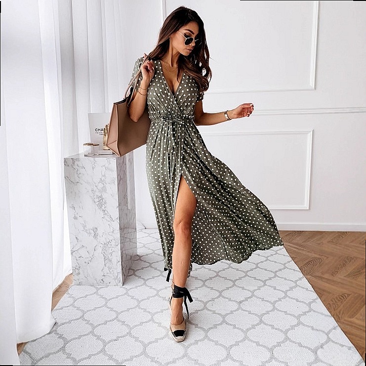 Letnia sukienka maxi w stylu b – Maxi Dress Boho recenzja i cena