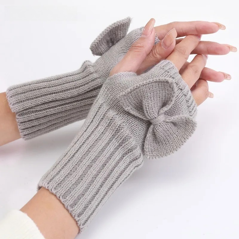 Rękawiczki bez palców z dziani – Women Fashion Gloves recenzja i cena