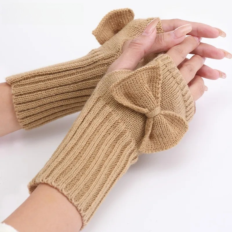 Rękawiczki bez palców z dziani – Women Fashion Gloves recenzja i cena