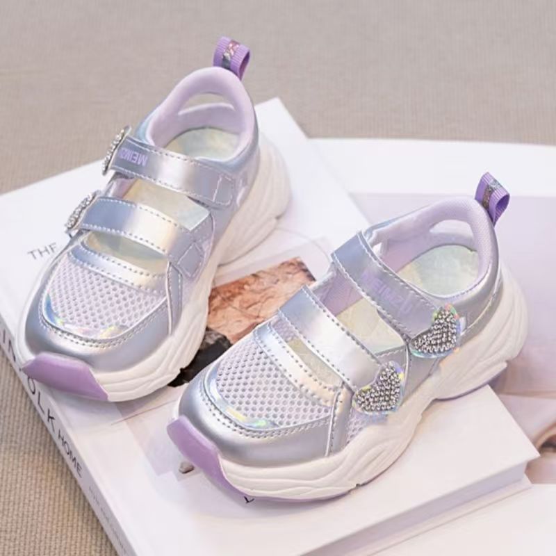Letnie Nowe Dziewczęce Siatecz – Women'S Fashion Velcro Sneakers recenzja i cena