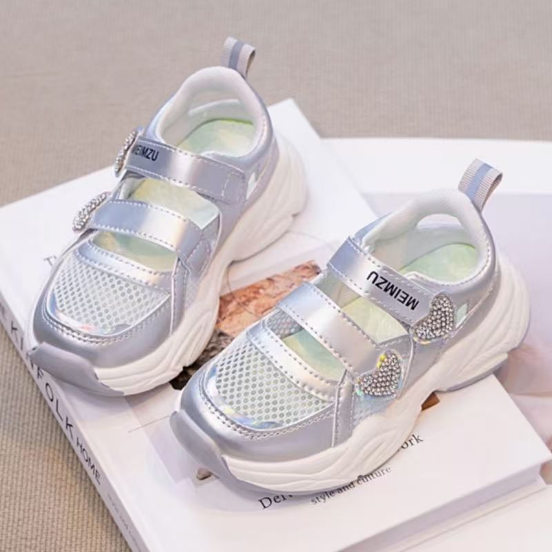 Letnie Nowe Dziewczęce Siatecz – Women'S Fashion Velcro Sneakers recenzja i cena
