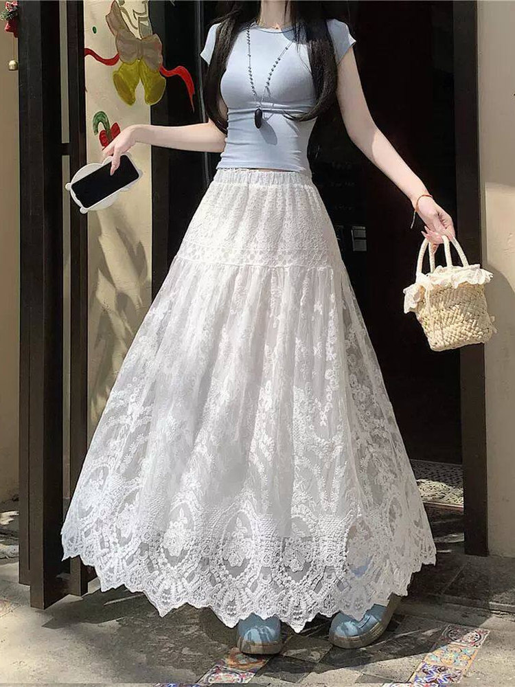 Damska spódnica midi plus size – A-Line Skirt Midi recenzja i cena