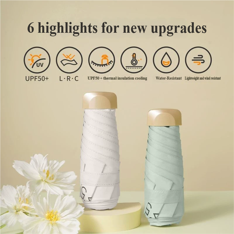 Mały składany parasol przeciws – Women'S Fashion Umbrella recenzja i cena