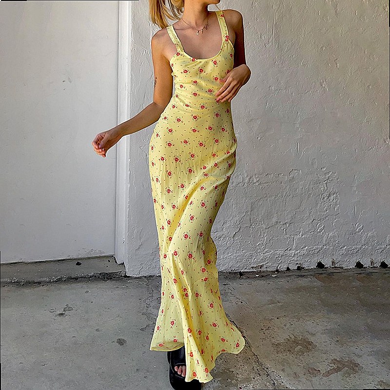 Długa sukienka maxi w franczyz – Maxi Dress Boho recenzja i cena