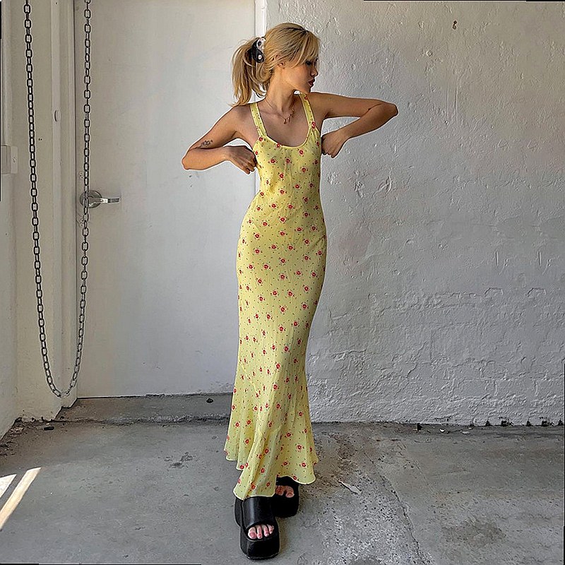 Długa sukienka maxi w franczyz – Maxi Dress Boho recenzja i cena