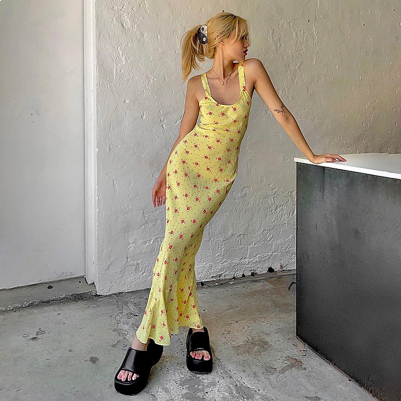 Długa sukienka maxi w franczyz – Maxi Dress Boho recenzja i cena