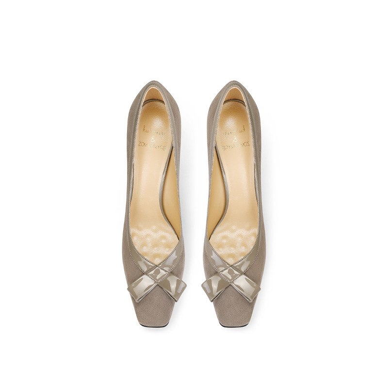 Eleganckie kaki zamszowe buty  – Women'S Fashion Petite recenzja i cena