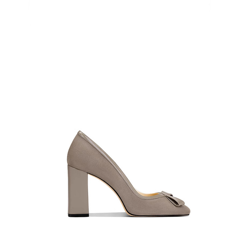 Eleganckie kaki zamszowe buty  – Women'S Fashion Petite recenzja i cena
