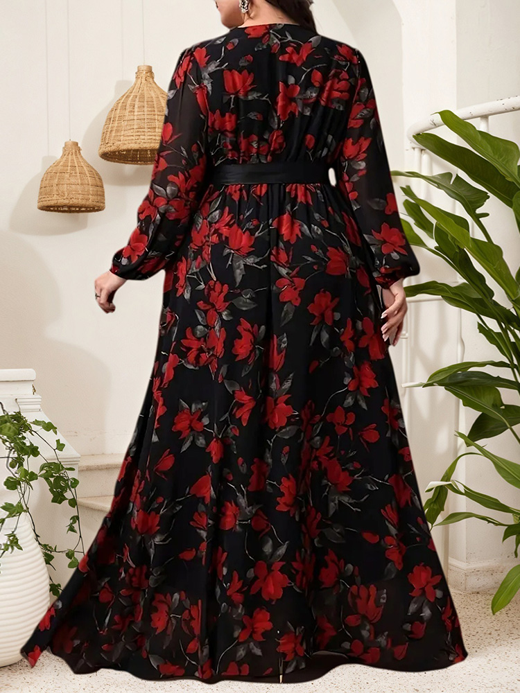 Sukienka GIBSIE Plus Size z kw – Maxi Dress Boho recenzja i cena