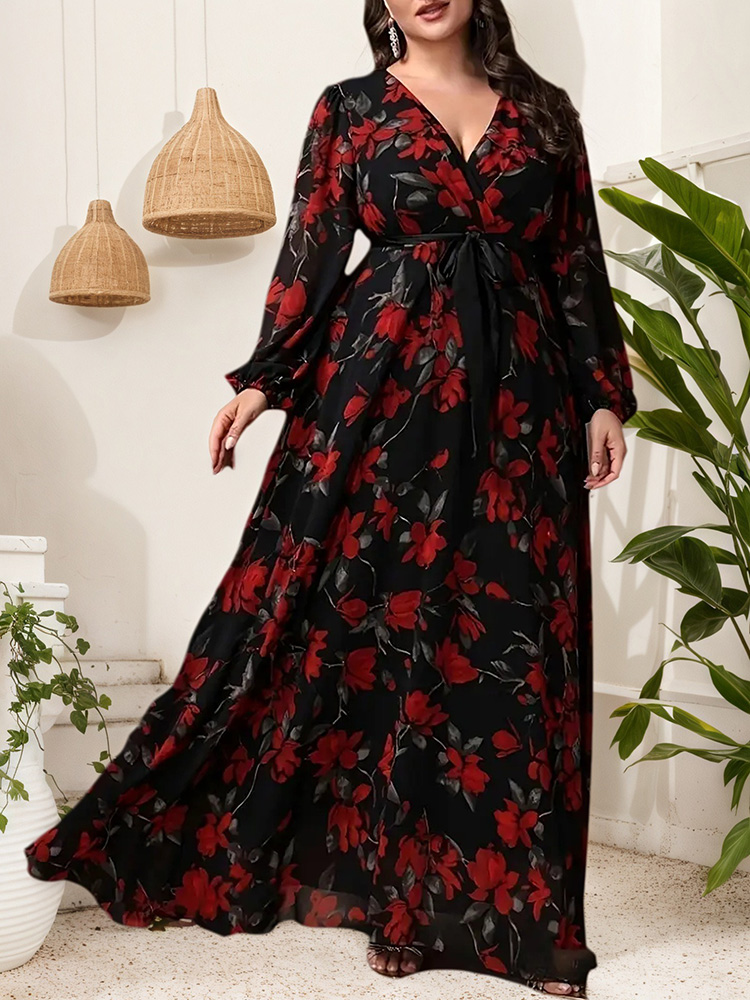 Sukienka GIBSIE Plus Size z kw – Maxi Dress Boho recenzja i cena