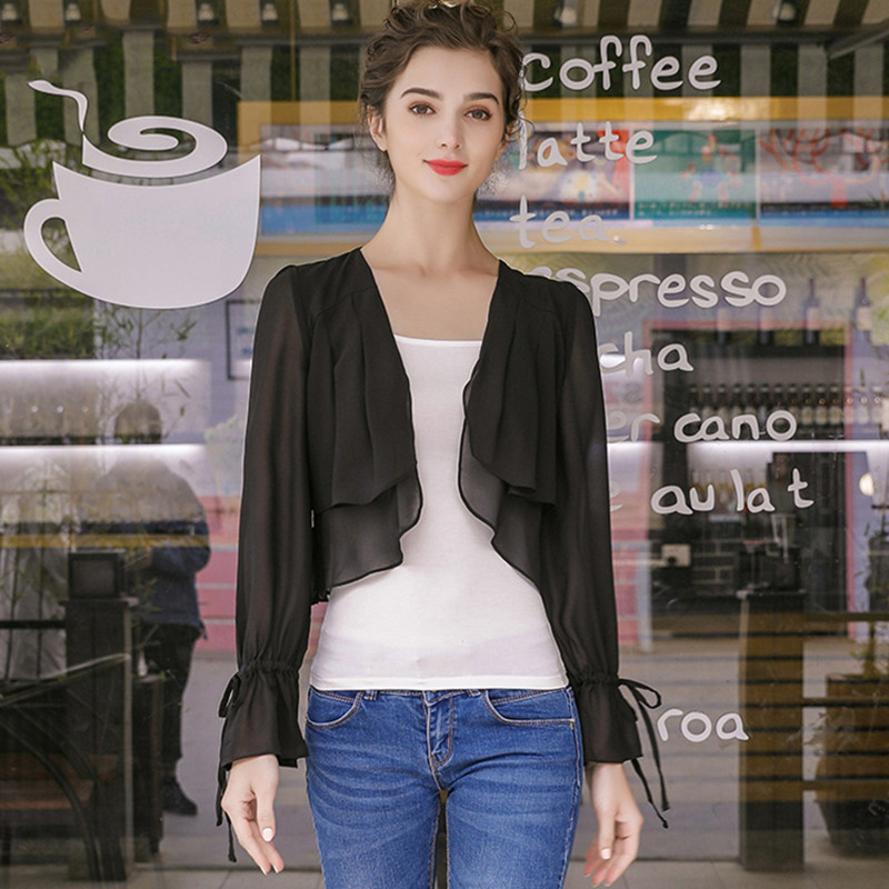 Damski płaszcz z falbankami na – Women'S Fashion Kimono recenzja i cena