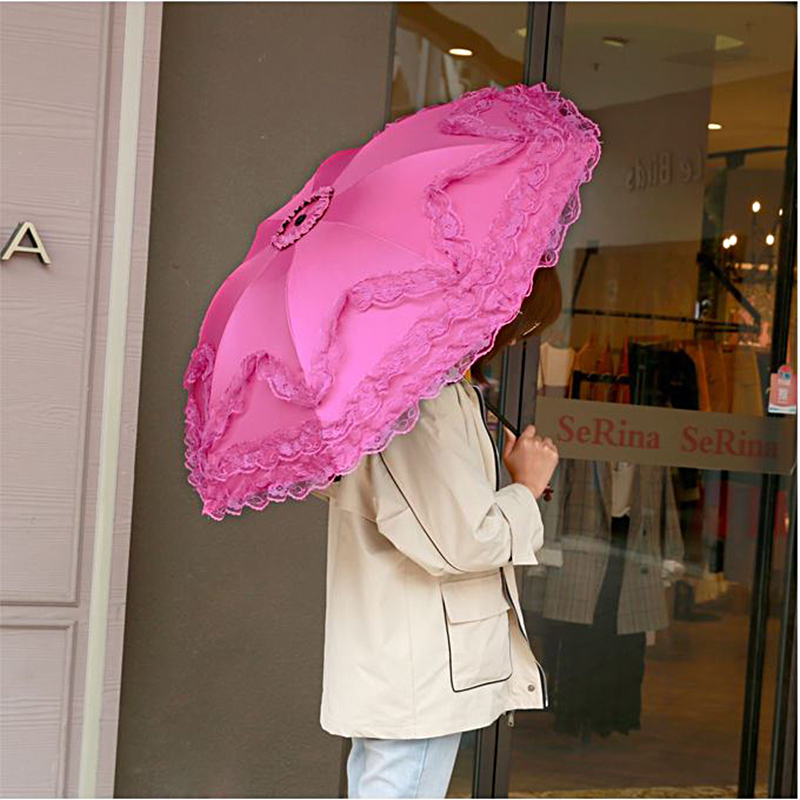 Koronka Parasol słoneczny mocn – Women'S Fashion Umbrella recenzja i cena