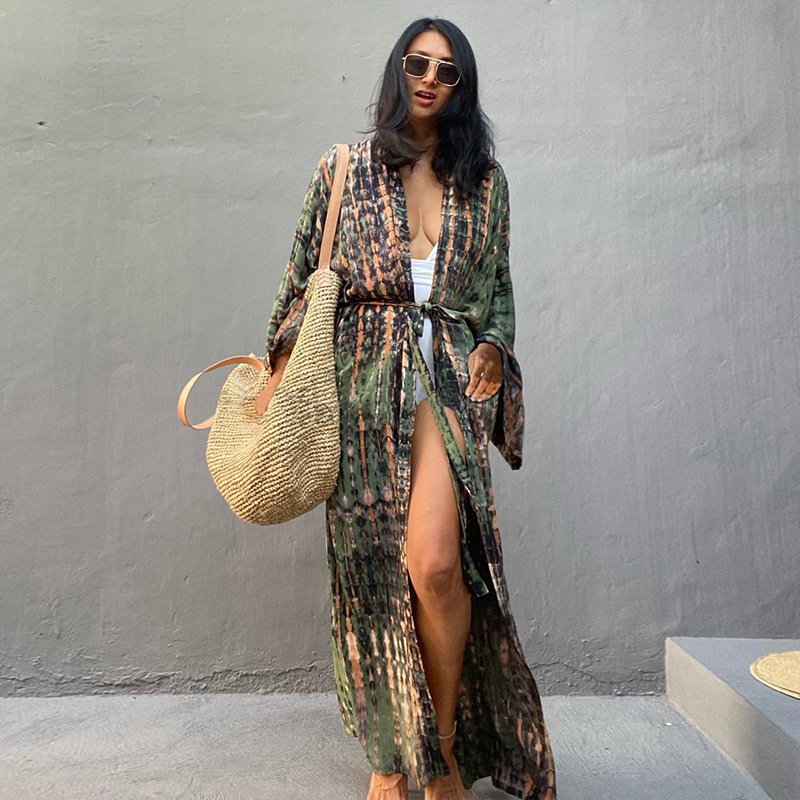 Okrycie plażowe damskie krawat – Women'S Fashion Kimono recenzja i cena