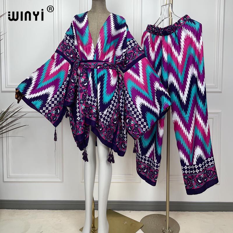WINYI dwuczęściowy garnitur ki – Women'S Fashion Kimono recenzja i cena