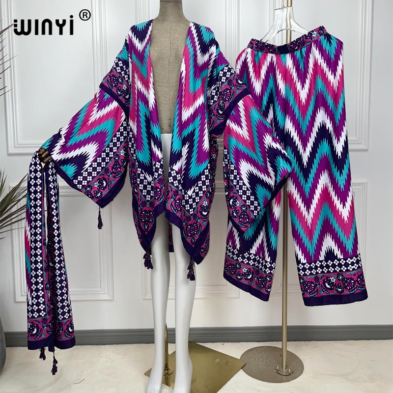 WINYI dwuczęściowy garnitur ki – Women'S Fashion Kimono recenzja i cena