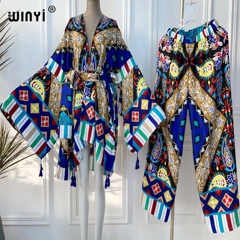 WINYI dwuczęściowy garnitur ki – Women'S Fashion Kimono recenzja i cena