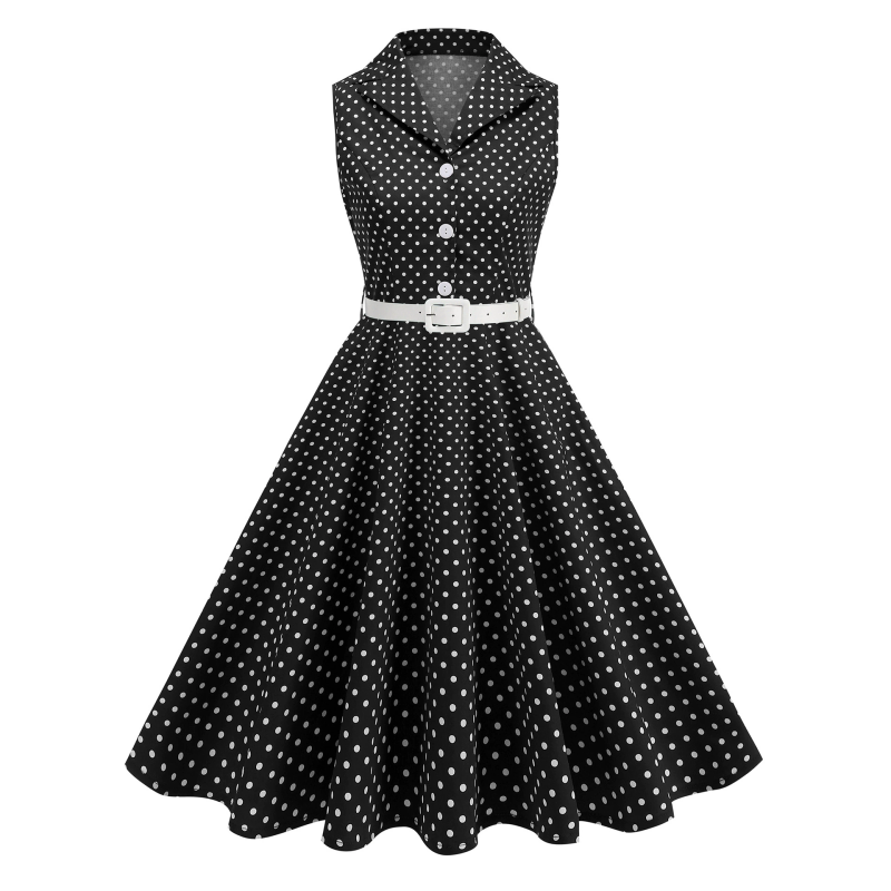 Sukienka letnia bez rękawów w  – Women'S Fashion In The 1950S recenzja i cena