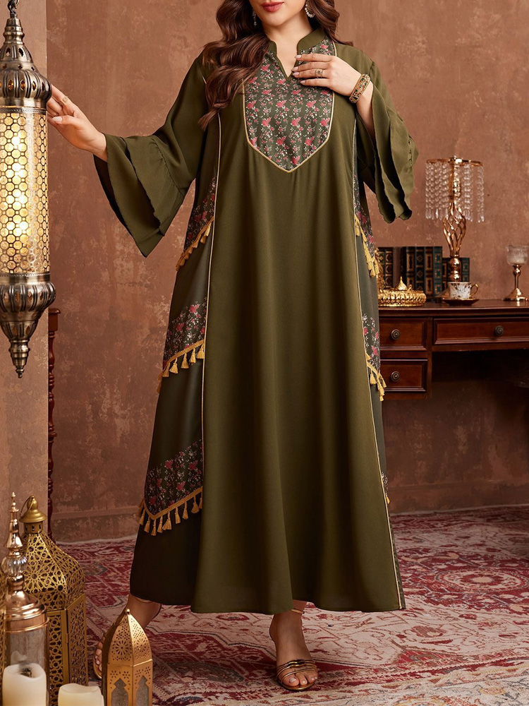 GIBSIE Sukienka Abaya Plus Siz – Maxi Dress Boho recenzja i cena